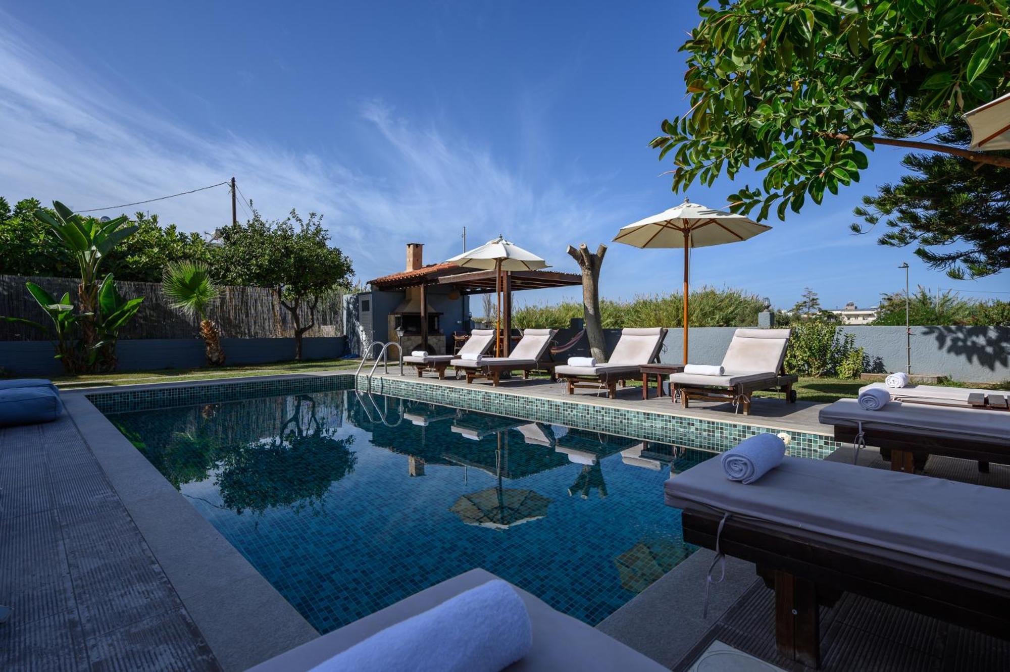 Platanias Villa Spyros Buitenkant foto