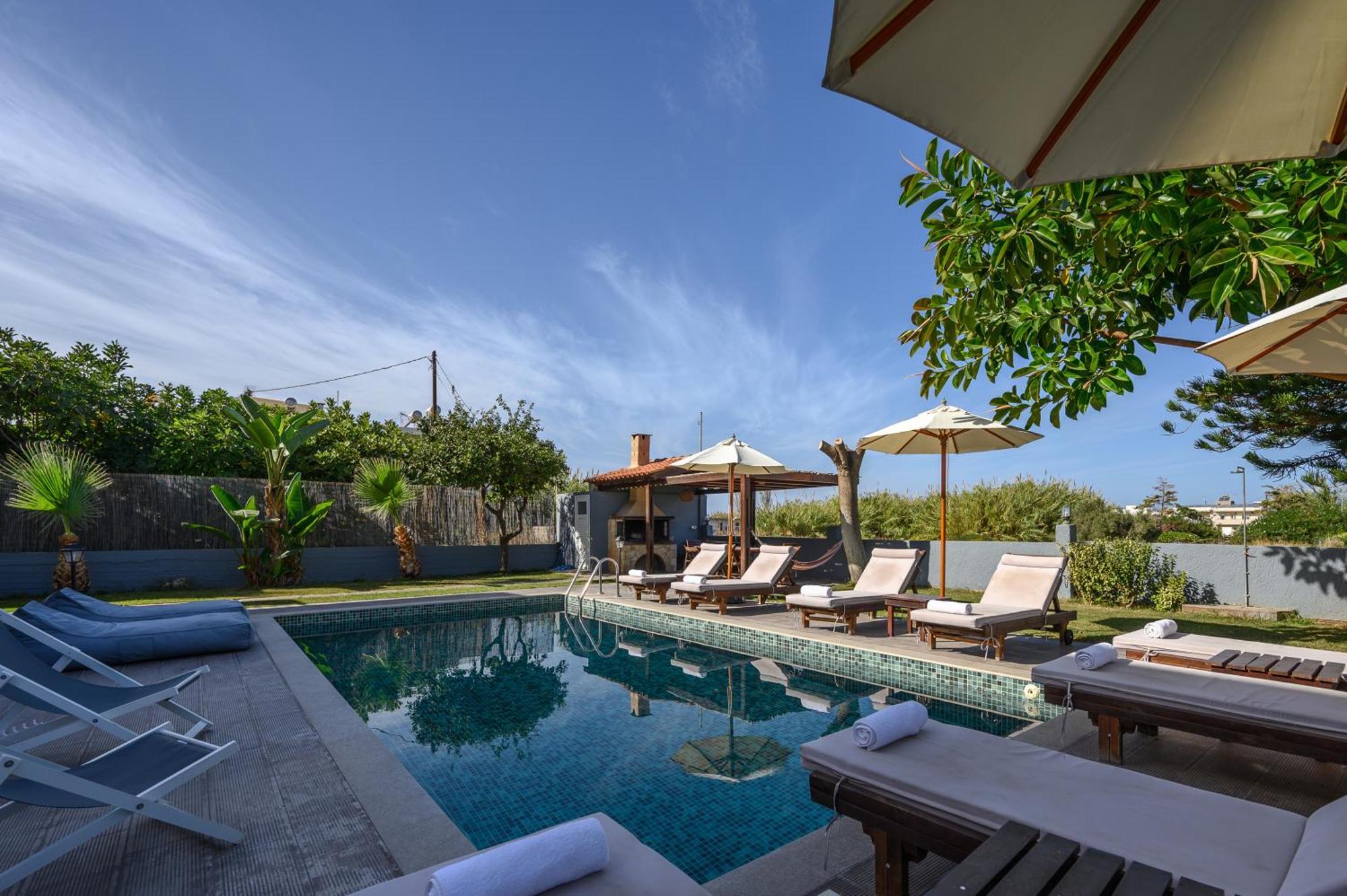 Platanias Villa Spyros Buitenkant foto