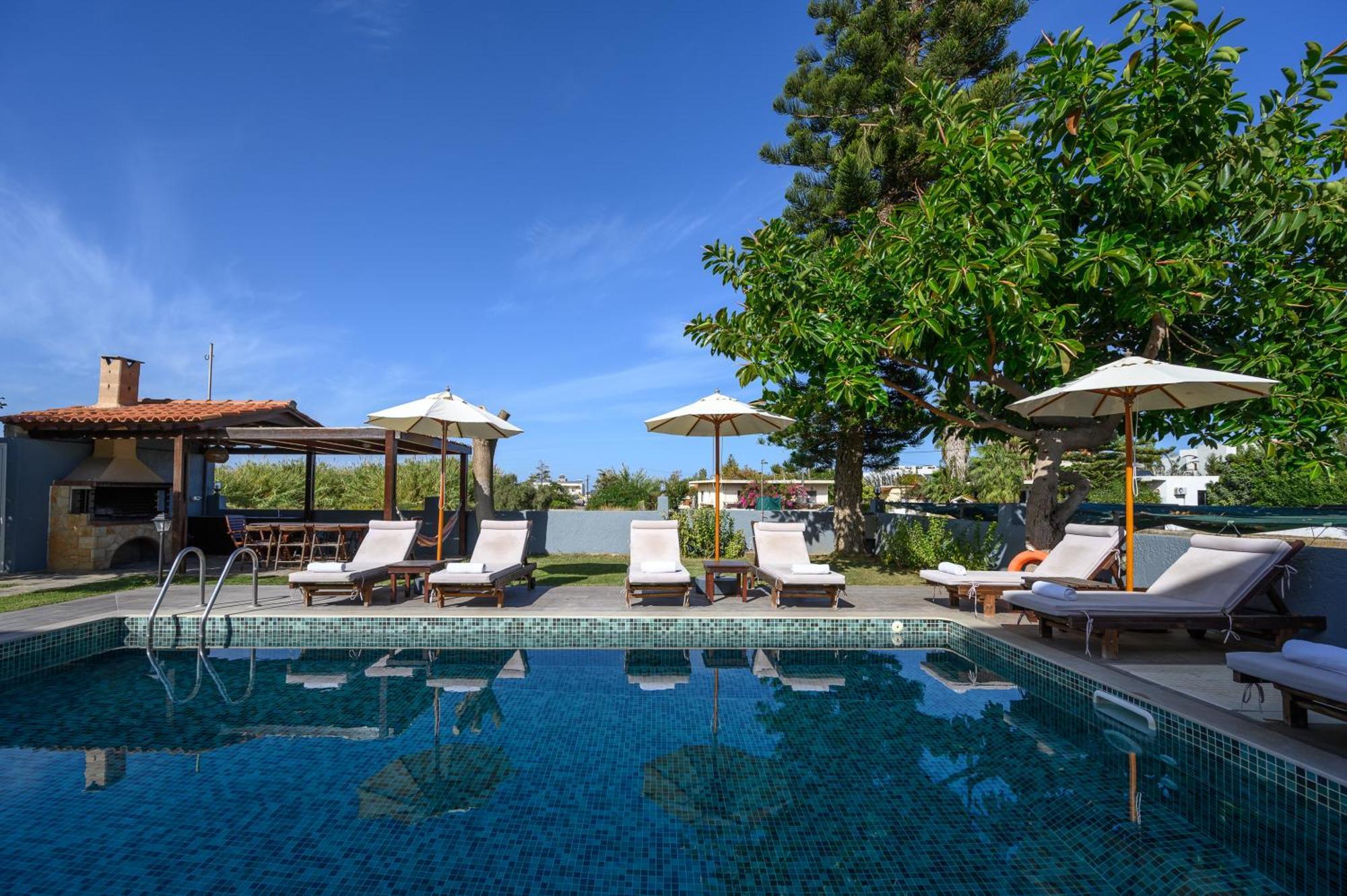Platanias Villa Spyros Buitenkant foto